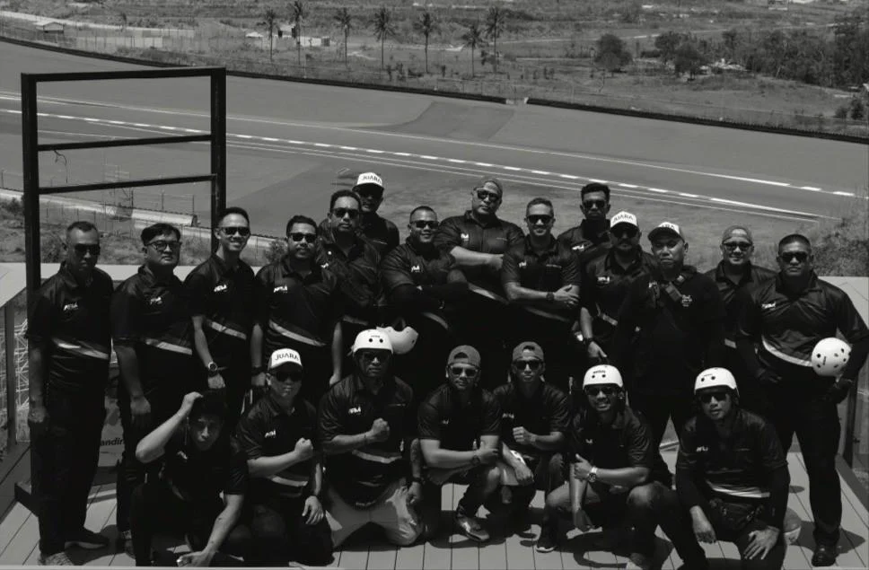 The JUARA team at Mandalika International Circuit